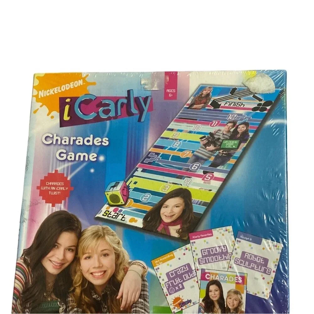 Nickelodeon iCarly‎ Charades Game Family Board Game 2008 New Sealed